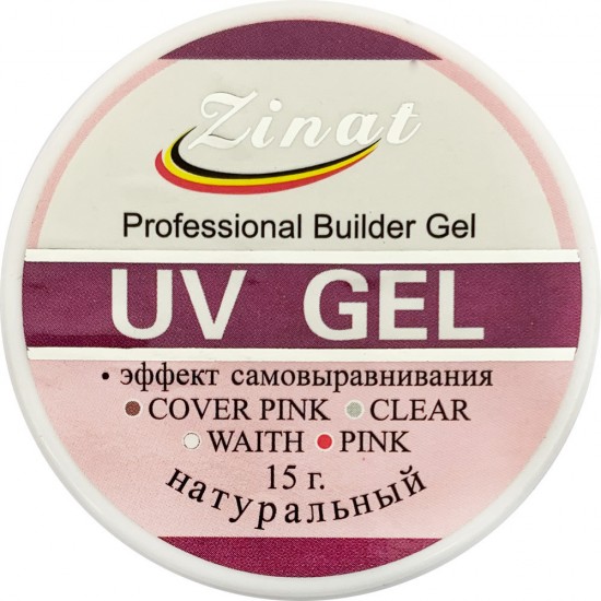 Gel pour extension dongle Zinat Lina Lidan 15 g naturel CLAIR-19477-Партнер-Gels dextension