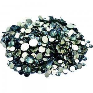  Swarovski stones glass of different sizes GRAPHITE 1440 pcs.