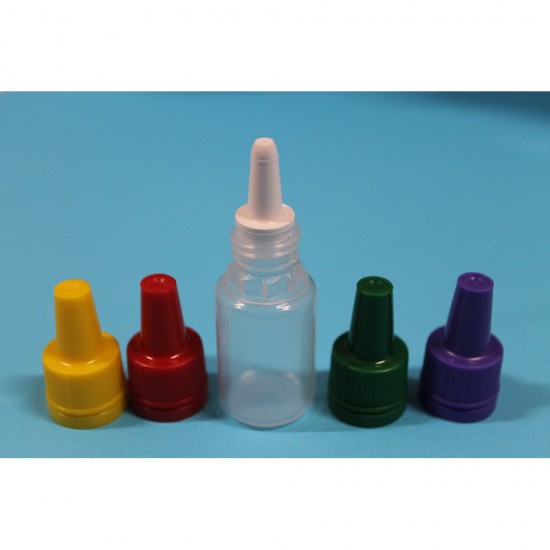 Bottle of 12 ml with a purple cap, FFF-16634--Container