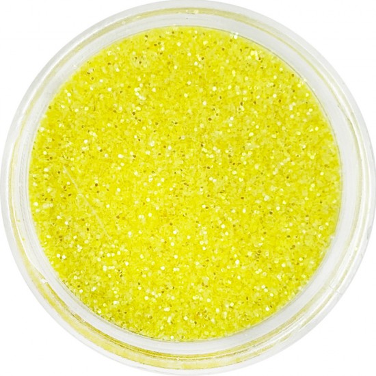 Glitter em uma jarra AMARELO Cheio até a borda Recipiente conveniente para o mestre Embalagem de fábrica-19686-Китай-Decoração e design de unhas