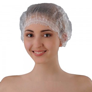  Bonnet en polyéthylène avec une bande élastique Polix PRO&MED (100pcs par paquet) (4823098703457)