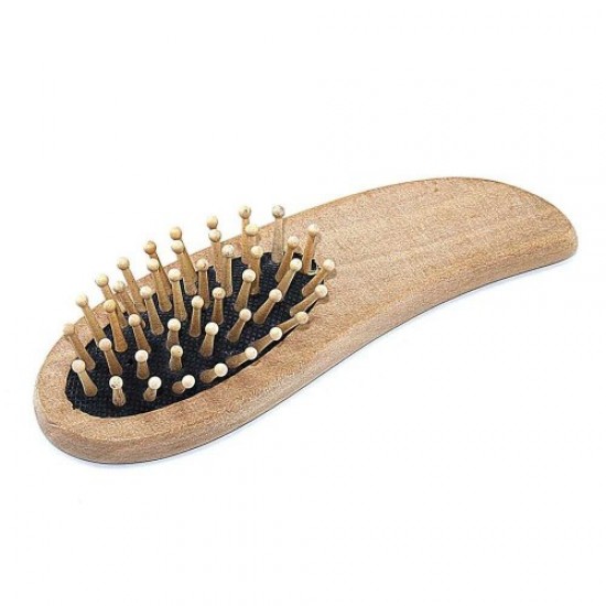 Kleines Massagegerät aus Holz (Gurke)-57916-Китай-Friseuren