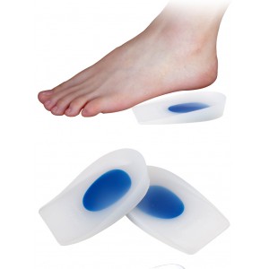  Talonnière confort, silicone, avec insert souple bleu, taille 41-44 (XL)