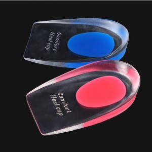 Silicone heel pad, spurs, foot pain, foot massager, care, half heel, insoles, height increase