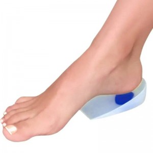 Comfort heel pad, silicone, with blue soft insert, size 35-37 (S)