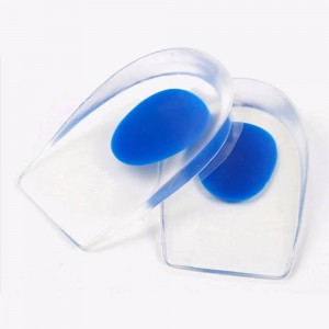 Comfort heel pad, silicone, with blue soft insert, size 39-43 (L)