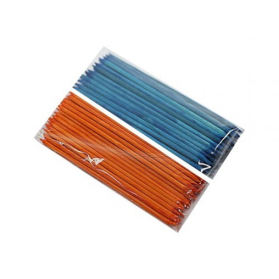Orange colored sticks 15cm 50pcs-59202-China-Tools for manicure