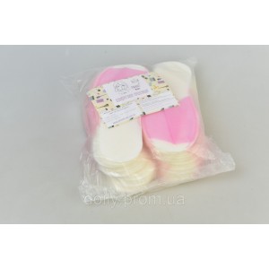  Women's disposable slippers Panni Mlada for hotels, saunas and beauty salons (25 pairs / pack), r.36-40