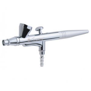 Airbrush TG135N voor minicompressor, kegelvormige spuitmond 0,3 mm