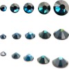 Swarovski Glassteine in verschiedenen Größen BLAU-SCHWARZ 1440 Stk.-19013-Китай-Strasssteine für Nägel