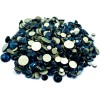 Swarovski stones glass of different sizes BLUE-BLACK 1440 PCs., MIS130, 19013, Stones,  Health and beauty. All for beauty salons,All for a manicure ,All for nails, buy with worldwide shipping