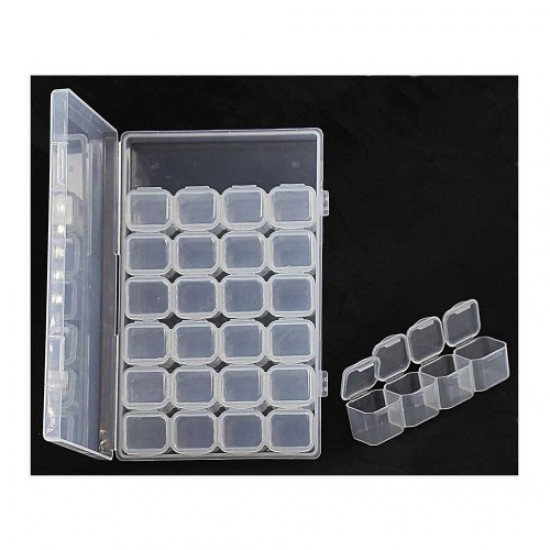 Plastic container with 28 sections G01, 57392, Containers, shelves, stands,  Health and beauty. All for beauty salons,Furniture ,Stands and organizers, buy with worldwide shipping