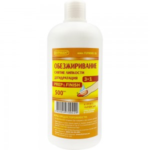  Desengordurar e remover a viscosidade PREP&FINISH 500 ml, FURMAN