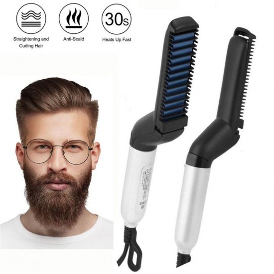 Утюжок-выпрямитель Barber для бороды, мужская расческа для выпрямления волос-58474-Китай-Все для парикмахеров