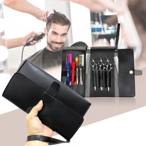 Leather case for hairdressing tools