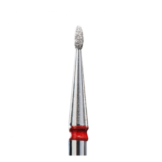 Diamond Bud rounded red milling cutter EXPERT FA50R012/3K, 33244, Tools Staleks,  Health and beauty. All for beauty salons,All for a manicure ,Tools for manicure, buy with worldwide shipping