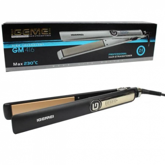GM 416 hair iron, straightener, fast heating, for daily use, for creating curls, safe styling, 60549, Electrical equipment,  Health and beauty. All for beauty salons,All for a manicure ,Electrical equipment, buy with worldwide shipping