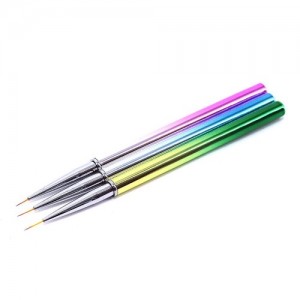  Set of brushes for painting 3pcs (colored)
