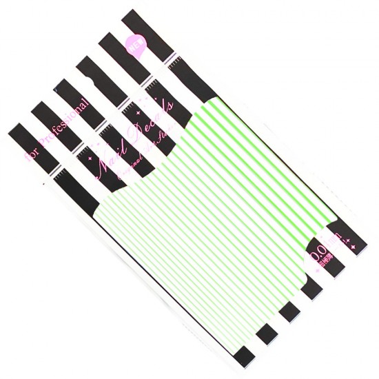 Flexible video tape for nails with a width of 0.4 mm. GREEN NEON, MAS020, 19382, Flexible Strips,  Health and beauty. All for beauty salons,All for a manicure ,All for nails, buy with worldwide shipping