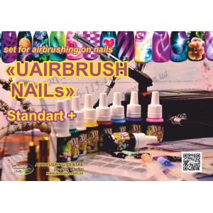 Juego UAIRBRUSH NAILs STANDART+