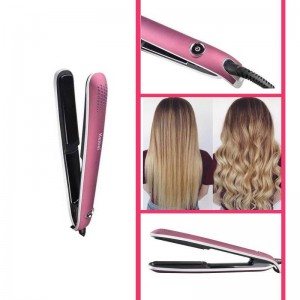 Iron-straightener KM-2203, for all hair types, ergonomic design, fast heating, for daily use