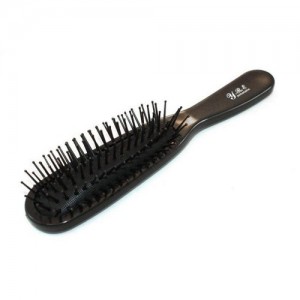  Massage comb oval narrow black