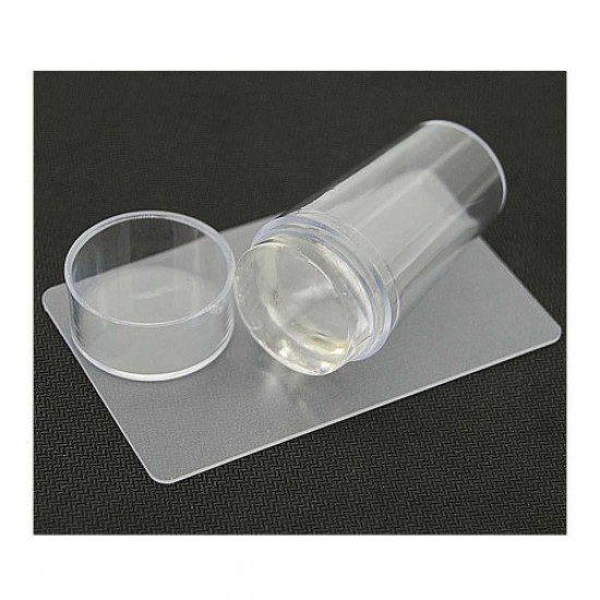 Seal siliconen om te stempelen (transparant/rond/smal)-58638-China-Decor en nagelontwerp