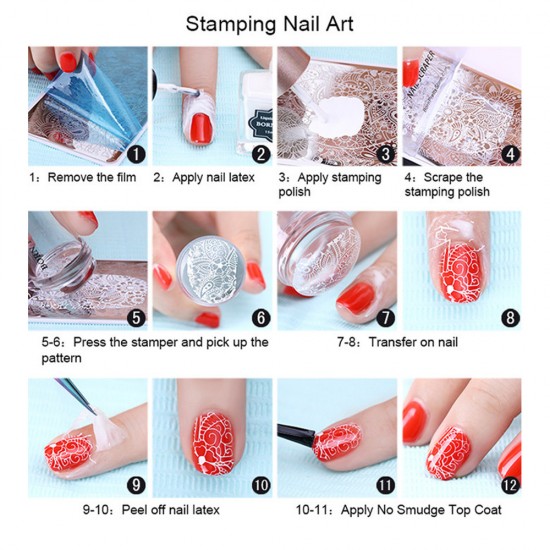 Large transparent stamp set with scraper Diameter 4 cm, GLB100-(1397), 17990, Seal for stamping,  Health and beauty. All for beauty salons,All for a manicure ,All for nails, buy with worldwide shipping