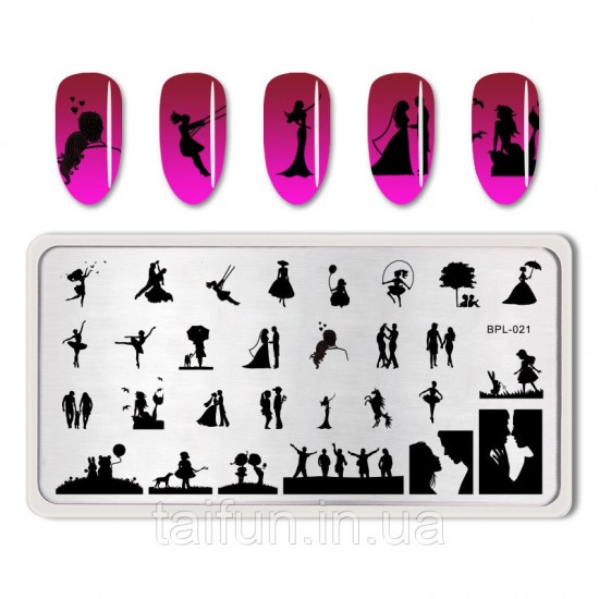 Stamping plates Born Pretty Sketch Pattern Plate BP-L021, 63829, Stamping Born Pretty,  Health and beauty. All for beauty salons,All for a manicure ,Decor and nail design, buy with worldwide shipping