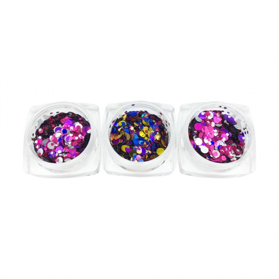 Set de confeti brillante Decoraciones de uñas 12 colores-18942-Китай-Decoración y diseño de uñas