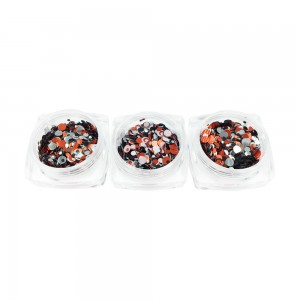  Set of glossy confetti Nail decorations 12 colors