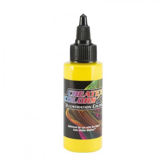 Createx Illustratie Dekkend Geel 5069-02, 60 ml-tagore_5069-02-TAGORE-Verven voor airbrushen