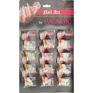  Prix pour 12 sachets. Feuille de faux ongles SQUARE décoratifs Knail by MAGNETIC ,