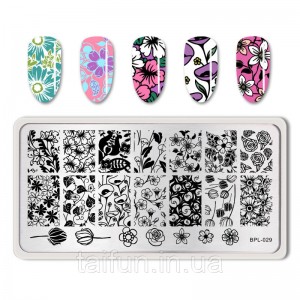 Plates for stamping Born Pretty Rose BP-L029