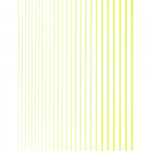  Flexible straight nail tape 0.4mm wide. NEON YELLOW