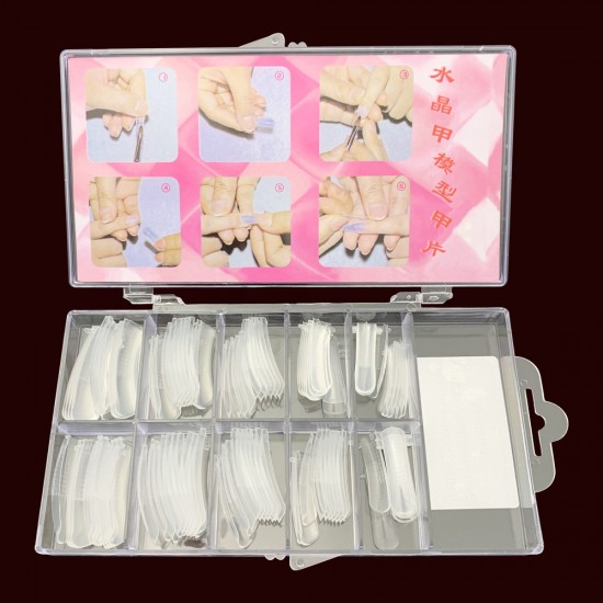 Top form with a NOTCH in a plastic transparent box 10 sections 100 PCs., MIS100, 19781, Top Shape,  Health and beauty. All for beauty salons,All for a manicure ,All for nails, buy with worldwide shipping