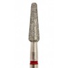Diamond milling cutter. Rounded cone, Shallow notch-64126-saeshin-Tips for manicure