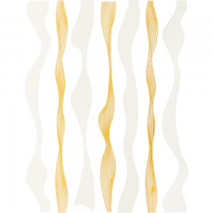  Flexible tape for nails WHITE+GOLD BP249