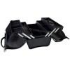 Mala master couro sintético 9011 preto-61079-Trend-Malas de mestre, bolsas de manicure, bolsas de cosméticos