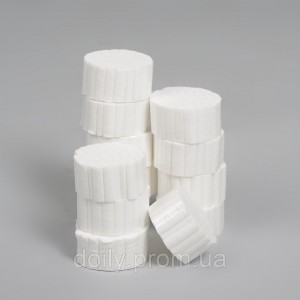  Rollos de algodón estomatológico no estéril №2 en paquetes (1000 uds) Color: blanco