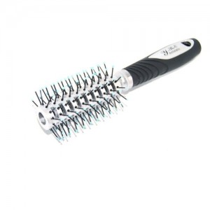 Blow-down hairbrush round (black handle) 629-8701