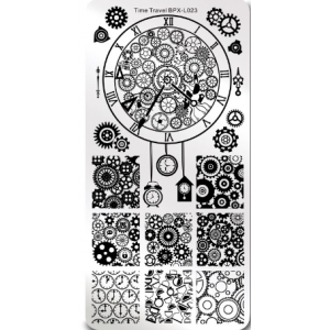 Пластина для стемпинга Подорож у часі, BPX-L023