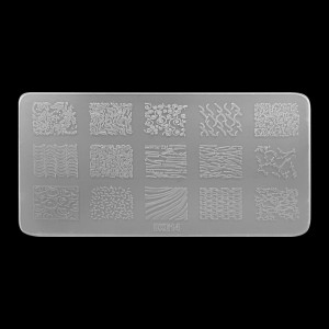  Stencil for stamping 6*12 cm plastic DXE14 ,MAS045