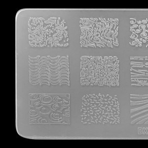  Stencil for stamping 6*12 cm plastic DXE14 ,MAS045