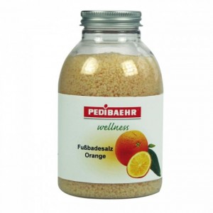 Bath salt with orange extract 575 g. (Fussbadesalz Orange)