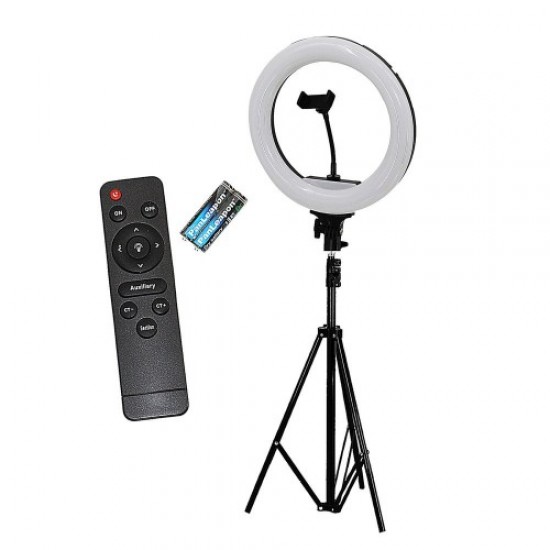 Lamp RK-19 circular 36W (d 32 23cm) with remote control (tripod included), 60868, Electrical equipment,  Health and beauty. All for beauty salons,All for a manicure ,Electrical equipment, buy with worldwide shipping