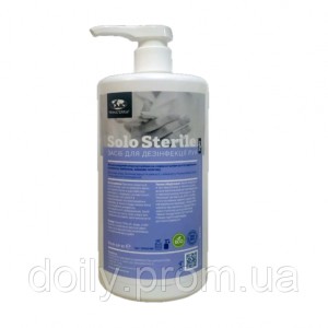  Gel for cleansing hands with antiseptic properties SOLO sterile light