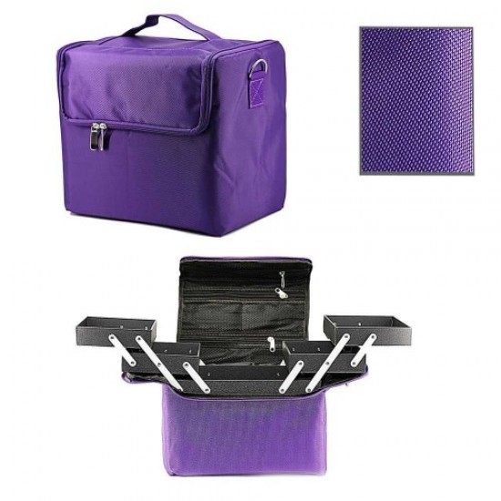 Masters suitcase fabric lilac A65, 61087, Suitcases master, nail bags, cosmetic bags,  Health and beauty. All for beauty salons,Cases and suitcases ,Suitcases master, nail bags, cosmetic bags, buy with worldwide shipping