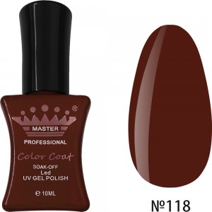 Gellak MASTER PROFESSIONAL Soak-off 10ml ?118 ,MAS100