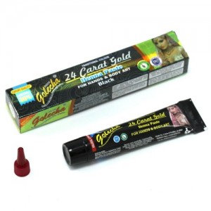  Henna voor het lichaam 35g in een tube (zwart)